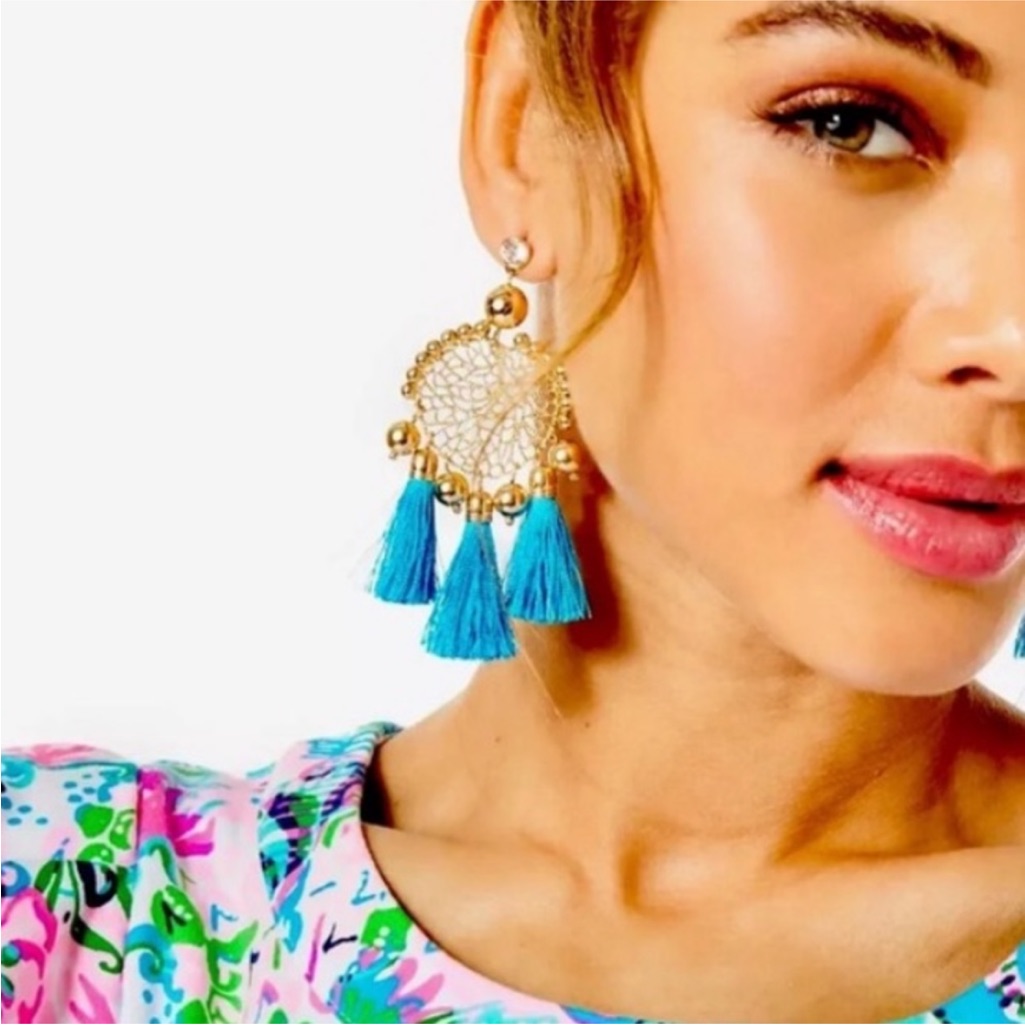Nwt Lilly Pulitzer Sea Dreamer Earrings 30$